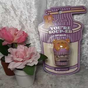 Just For Girls You're Super Lip Balm N.W.T. Grape Scented